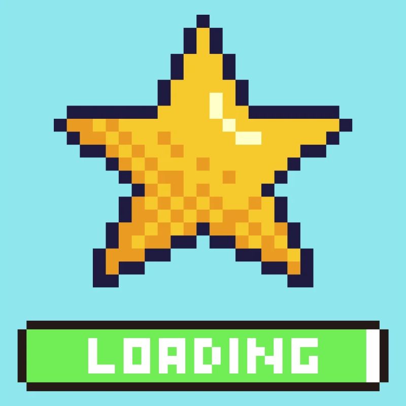 Loading Pixel Star