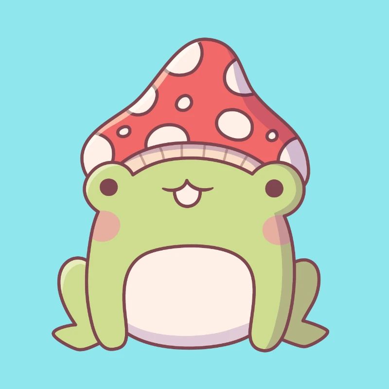 Mignon Toadstool Frog Doodle