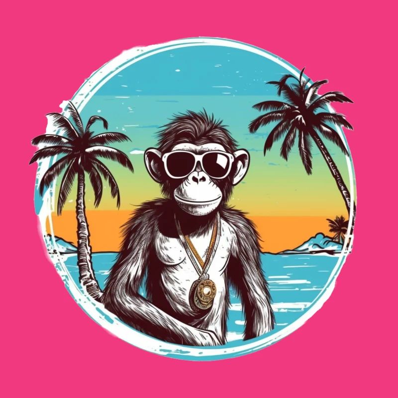 Cool Monkey * Conception de plage d’été
