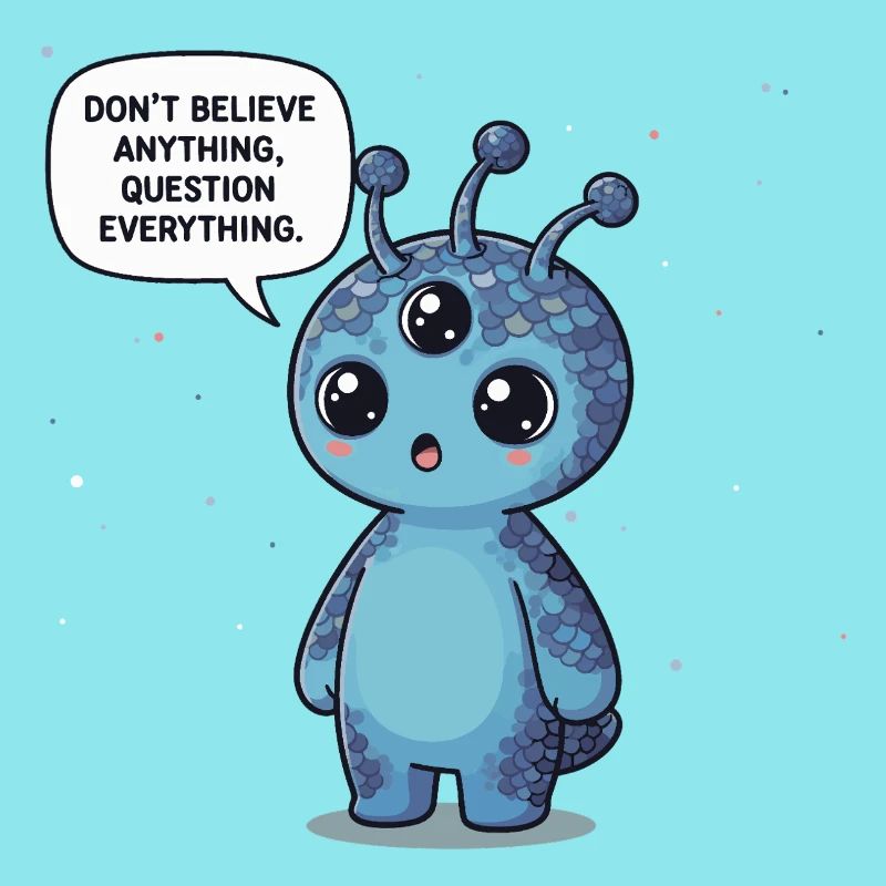 Cute Alien: Statement - Question everything