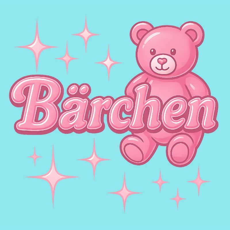 bärchen / y2k spitzname statement design
