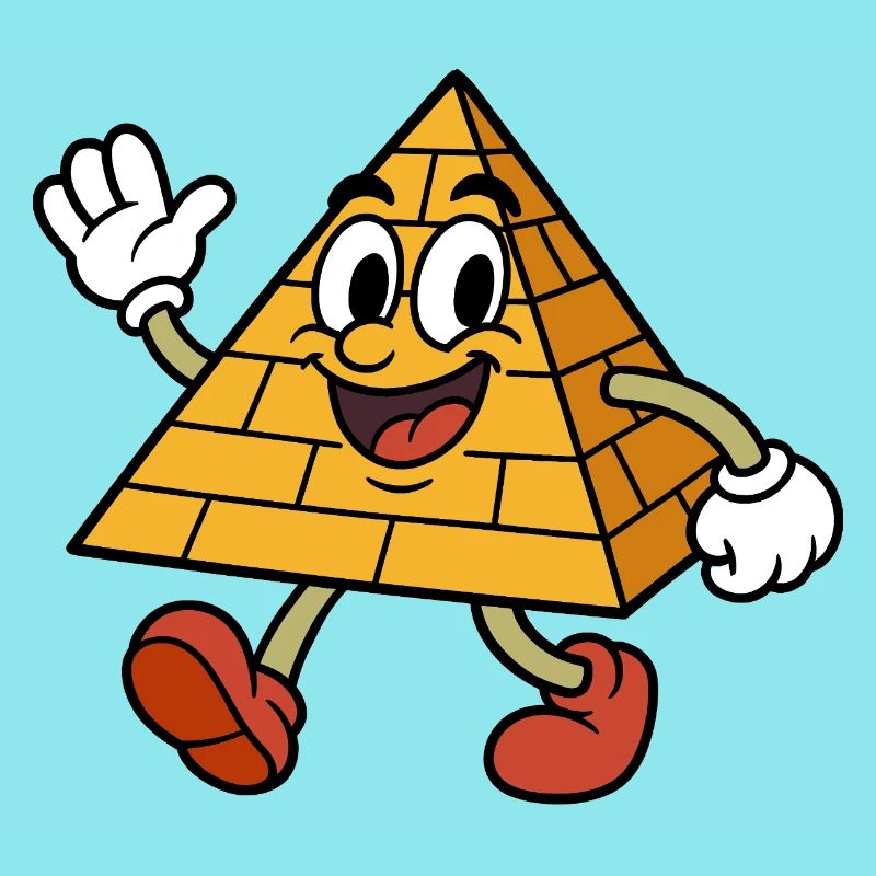 Talking wacky pyramid