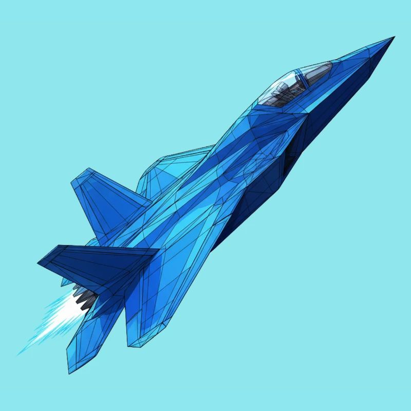 Geometric Bluejet