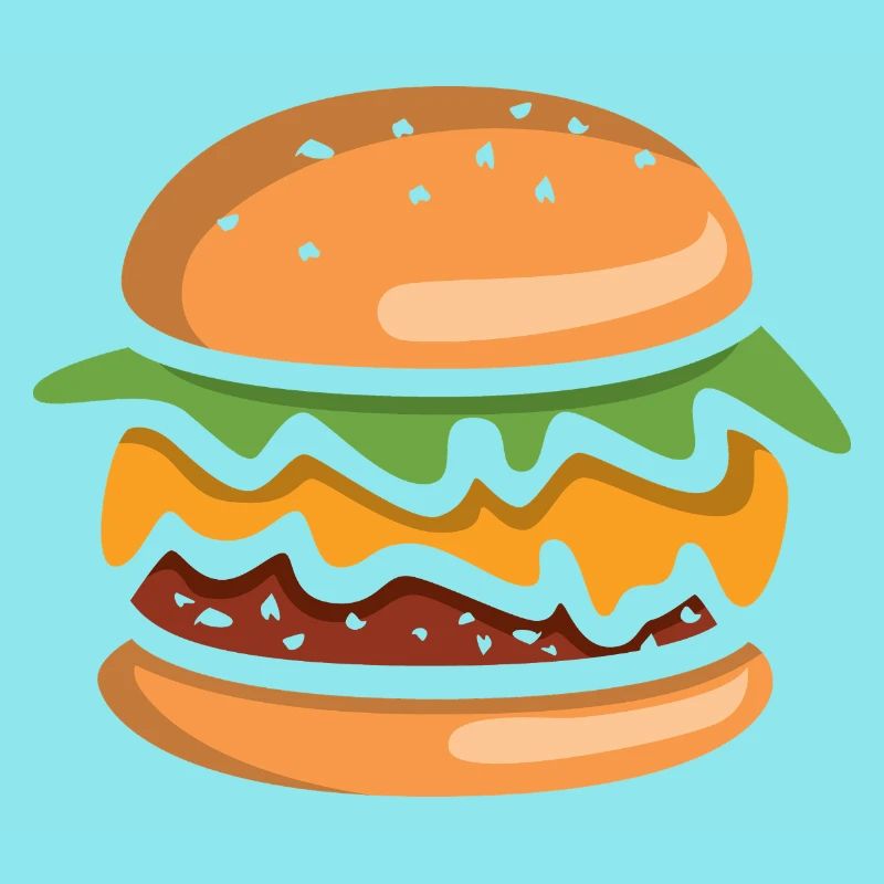 Cheeseburger Comic Burger