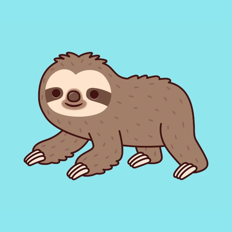 Cute Crawling Sloth