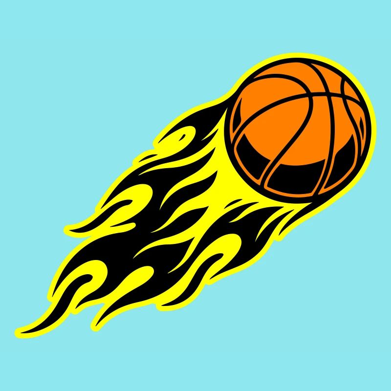 Basketball flame