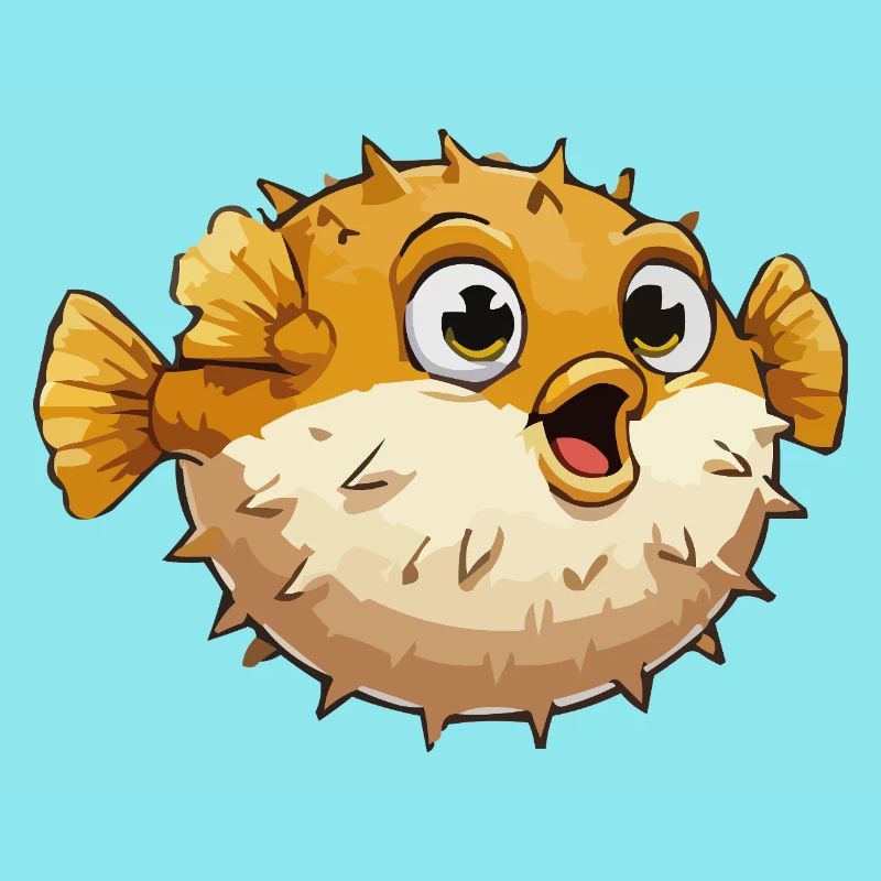 Kugelfisch Fisch Comic