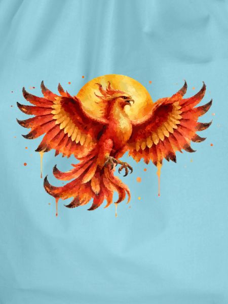 Feuerphönix Aquarell