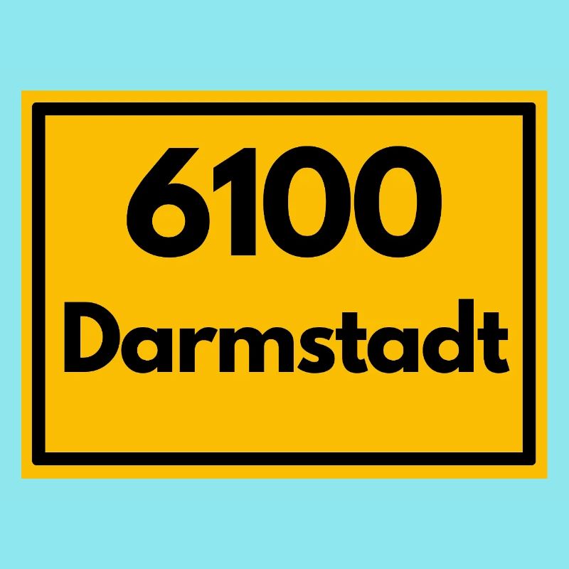 OLD POSTCODE POSTCODE RETRO 6100 DARMSTADT HESSEN