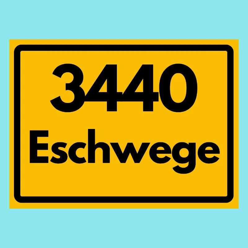 OLD POSTCODE ZIP CODE RETRO 3440 ESCHWEGE