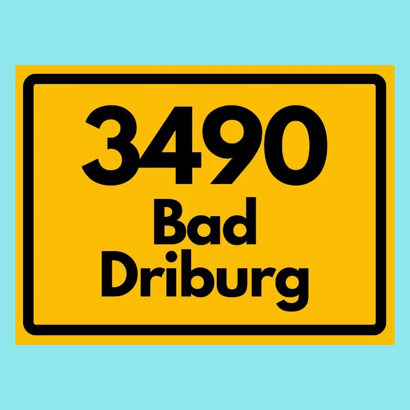 ANCIEN CODE POSTAL RETRO 3490 BAD DRIBURG