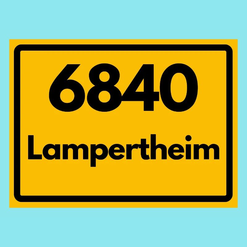 ANCIEN CODE POSTAL RETRO 6840 LAMPERTHEIM
