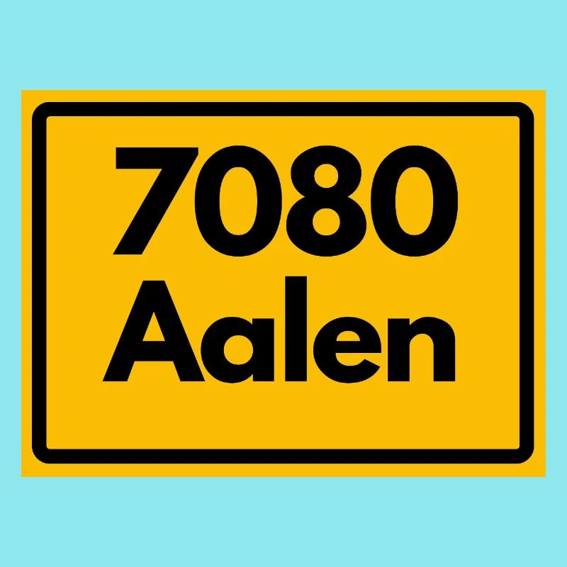 OLD POSTCODE ZIP CODE RETRO 7080 AALEN HEIMATSTOLZ