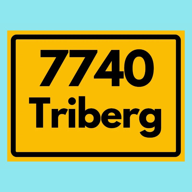 OLD POSTCODE ZIP CODE RETRO 7740 TRIBERG HEIMAT