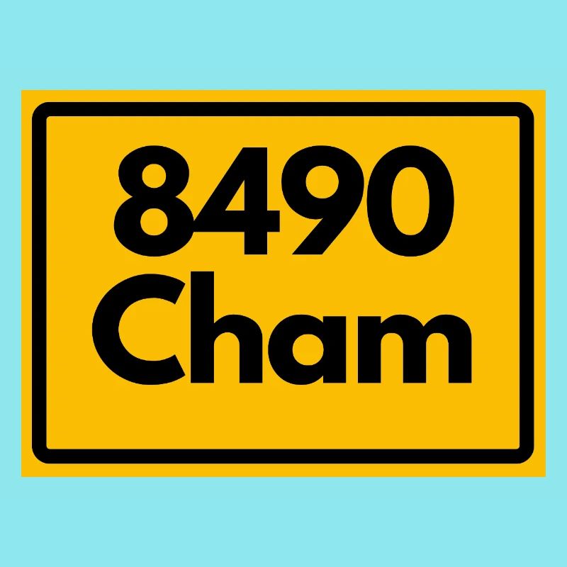ANCIEN CODE POSTAL RETRO 8490 CHAM HEIMATSTOLZ