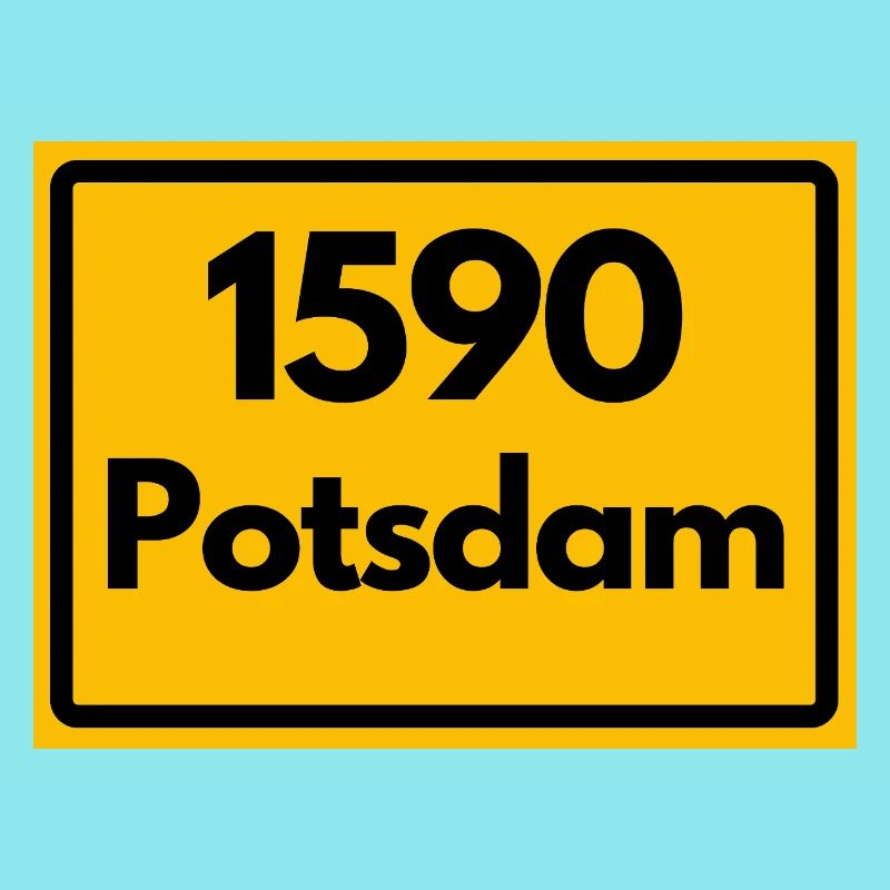 OLD POSTCODE POSTCODE RETRO 1590 POTSDAM HEIMAT