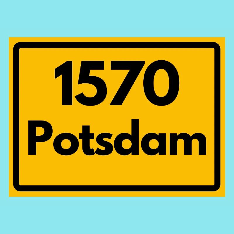 OLD POSTCODE POSTCODE RETRO 1570 POTSDAM HEIMAT