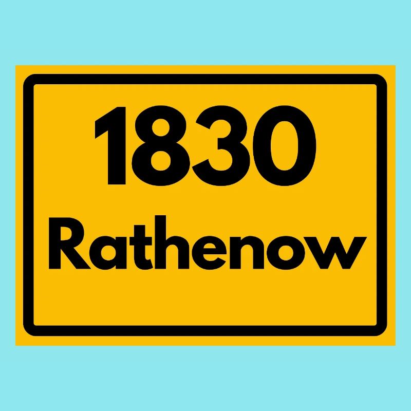 ANCIEN CODE POSTAL RÉTRO 1830 RATHENOW HEIMAT