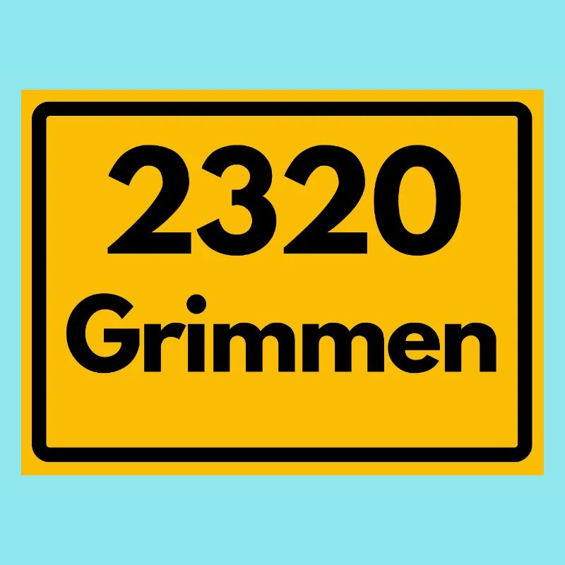 OLD POSTCODE POSTCODE RETRO 2320 GRIMMEN HEIMAT