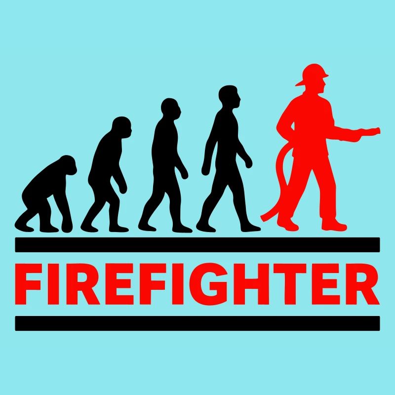 Evolution Firefighter Hero Cool Gift