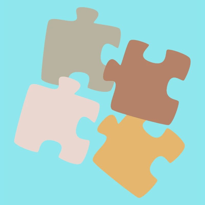 Variété de Patchwork de Puzzles