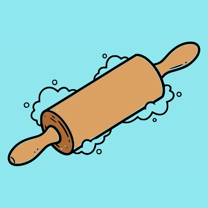 Rolling Pin Rolling Dough Roll Baking