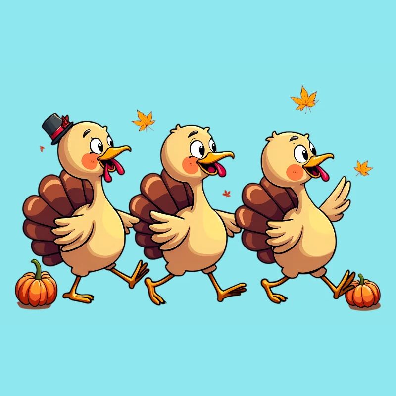 Bébé dinde de Thanksgiving