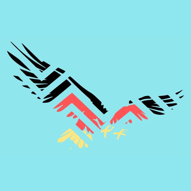 Abstract Eagle Germany Fan