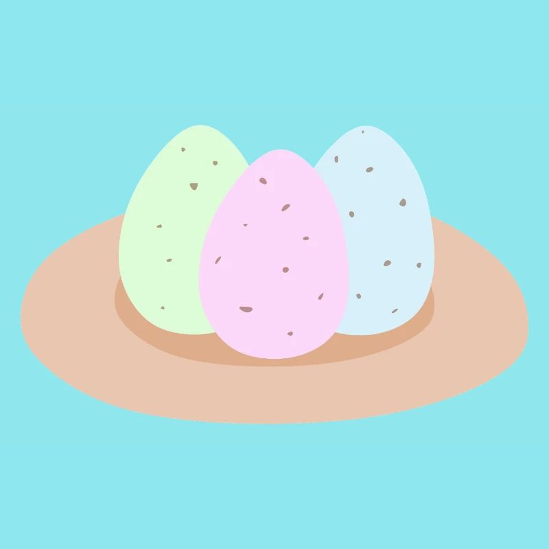 Pastel Easter Egg Nest