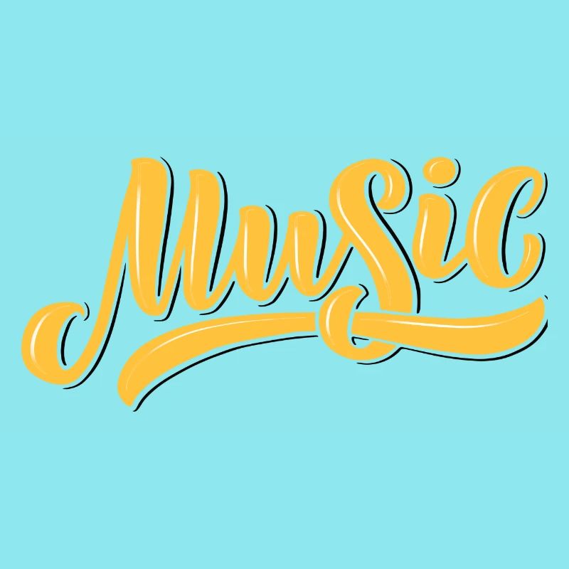 Conception musicale illustrative avec des tons chauds