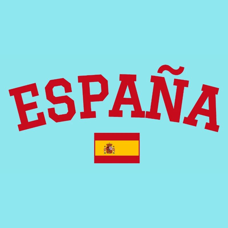 Spain Flag Design Red