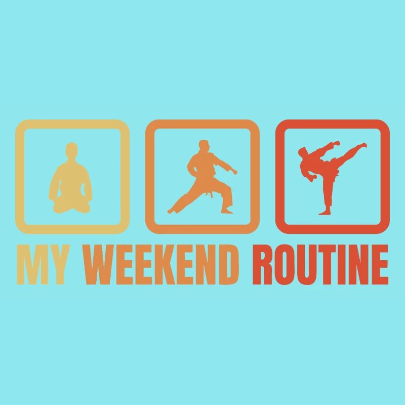 Karateka Wochenendroutine