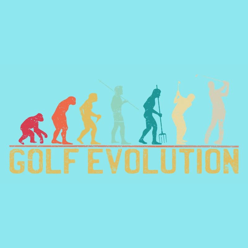 Golf Evolution Silhouette Design