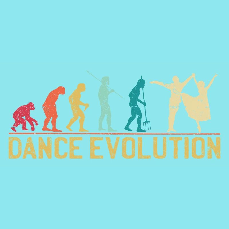 Conception de silhouette d'évolution de la danse
