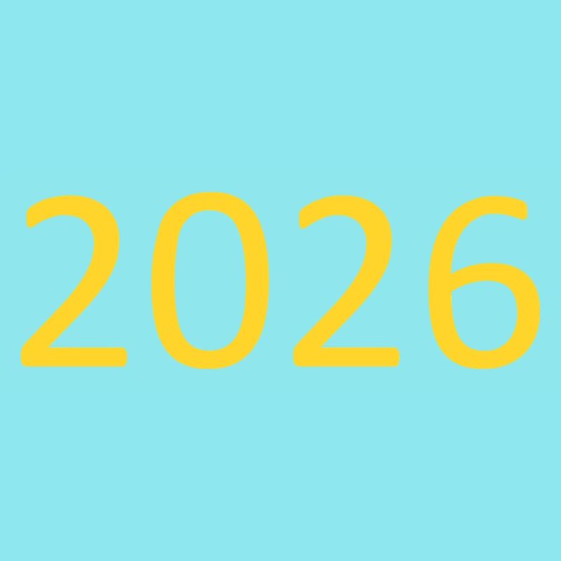 2026 Yellow Template Personalize