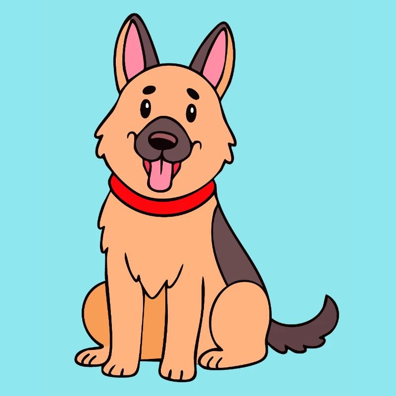 Cute German Shepherd (comic)