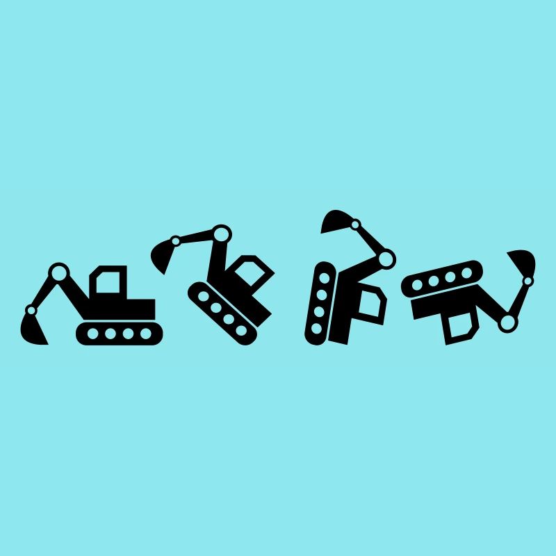 Excavator excavator operator dredging construction worker gift