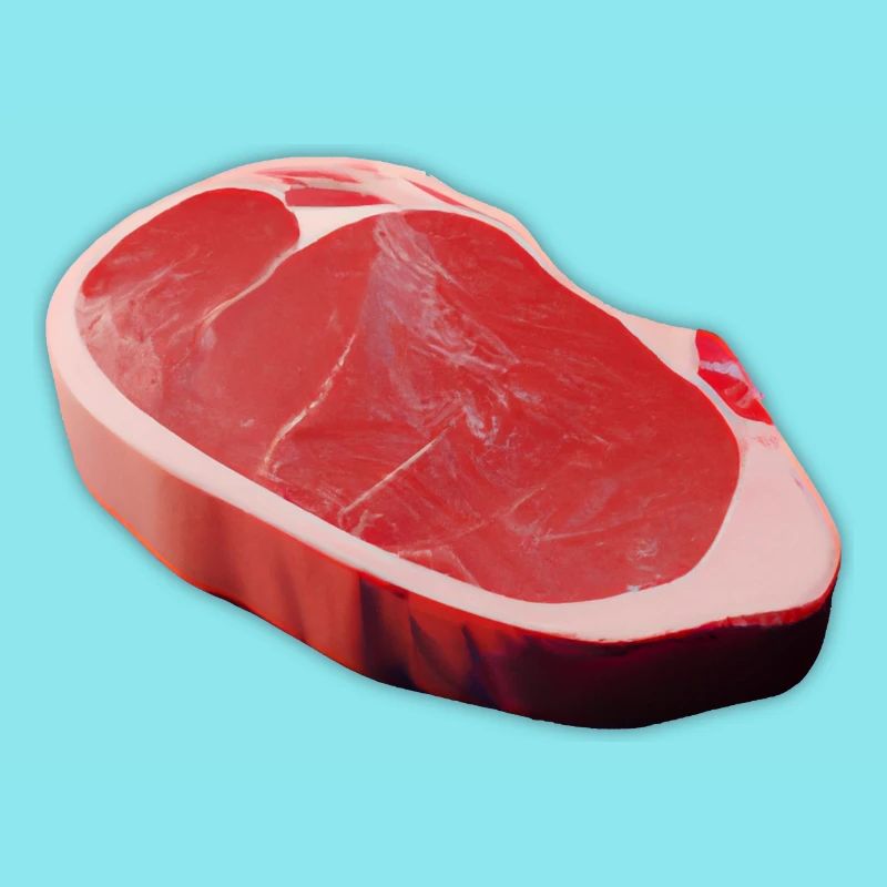 Comic Steak als 3D Kunst - Fleisch Geschenkidee