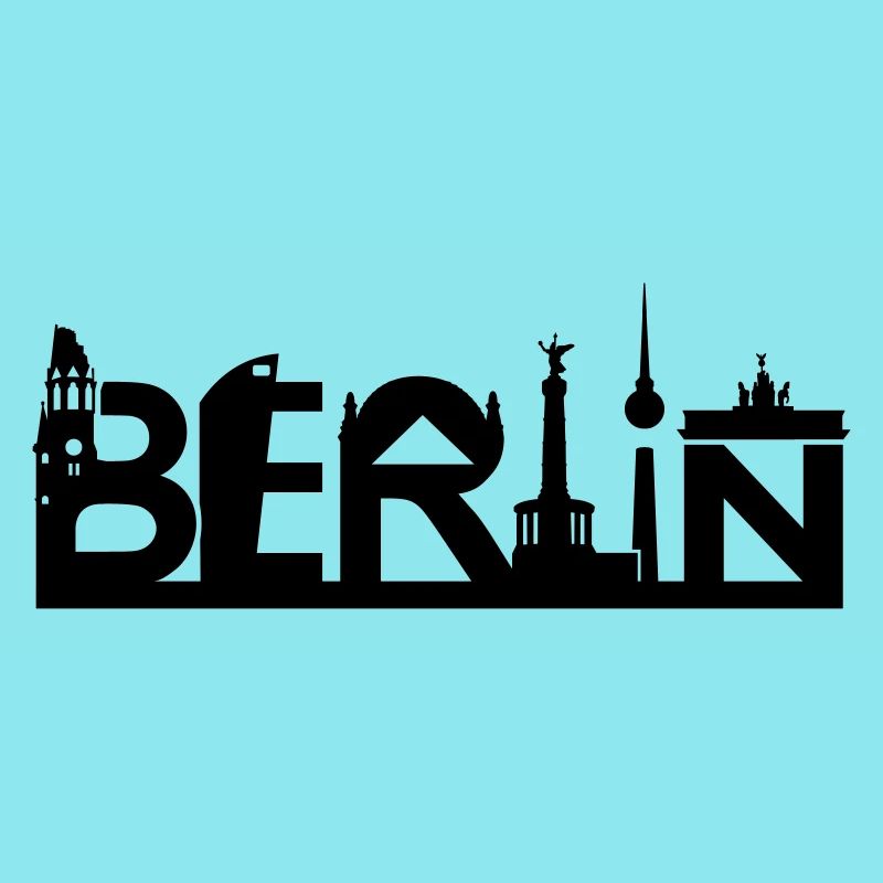 Berlin skyline with sights