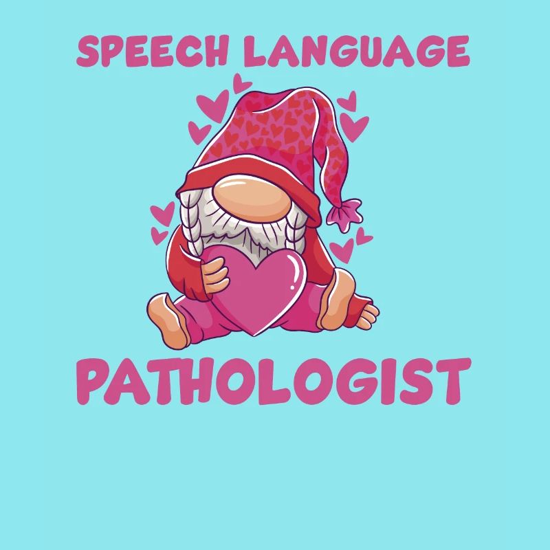Cute speech pathologist gnome