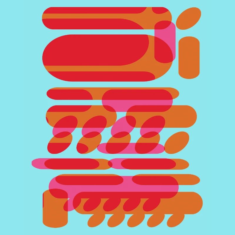 Formes graphiques abstraites dans le design techno