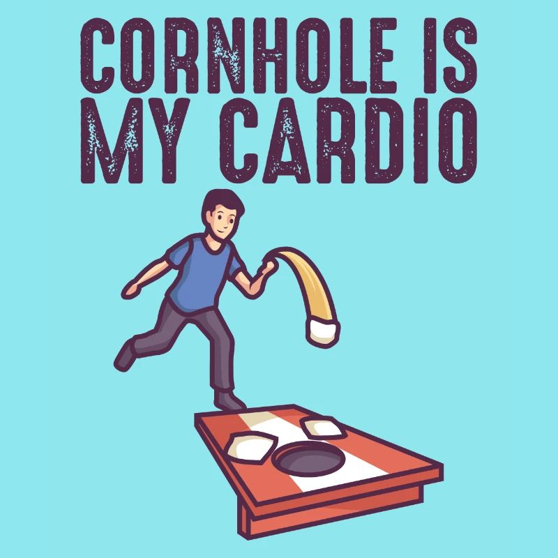 Cornhole est mon cardio cornhole sacs Cornhole
