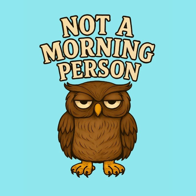 Morgenmuffel Eule