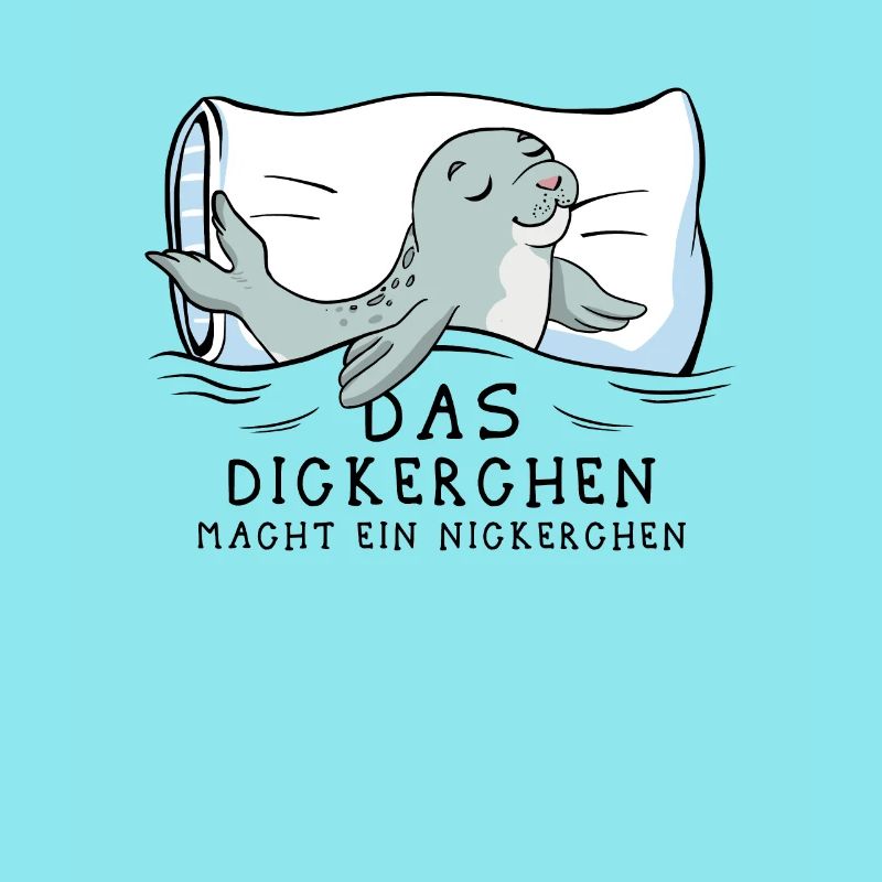 Dickerchen macht Nickerchen Robbe