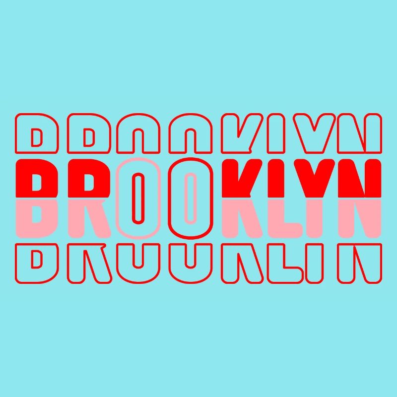 Brooklyn Neon Block Pattern
