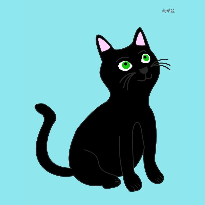 cute black cat