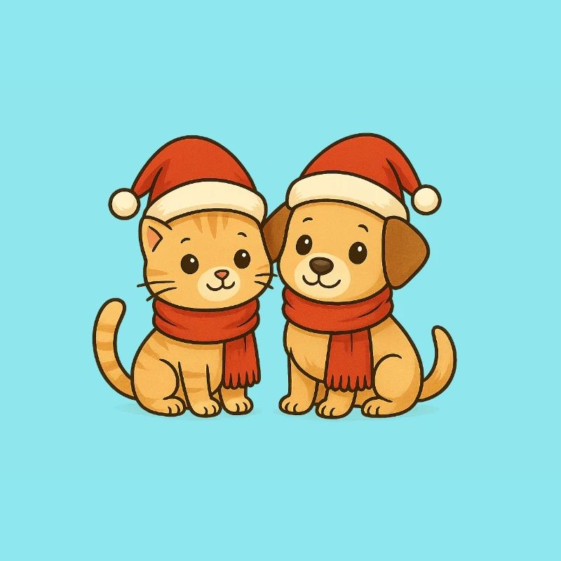 Duo de Noël Amis de compagnie