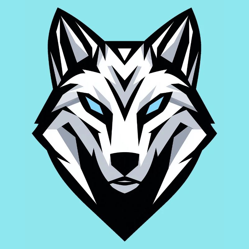 Wolf head logo, symbol, emblem, tattoo