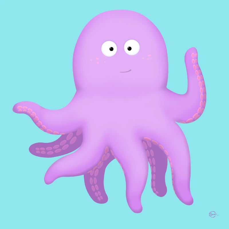 Pink octopus