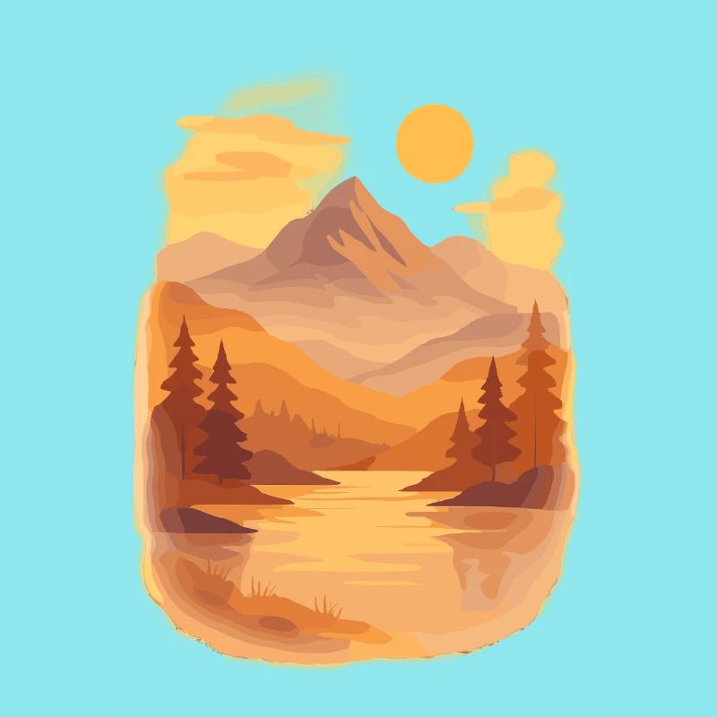 Mountain glow